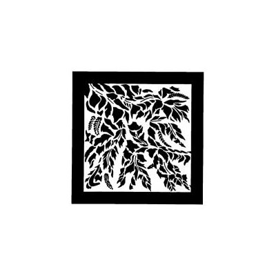 Chimera Pattern serie I - foglie  40.6x40.6cm