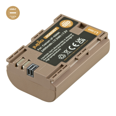 Jupio Batteria *ULTRA C* Canon LP-E6NH (USB-C input) 2400mAh