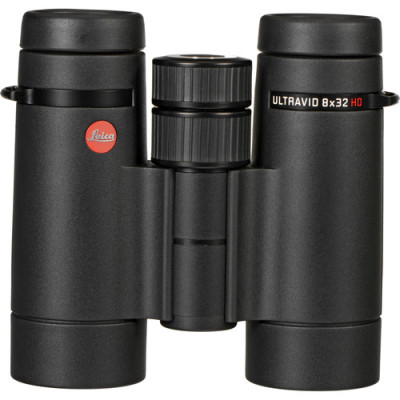 Leica Binocolo Ultravid HD PLUS 8x32 gommato nero