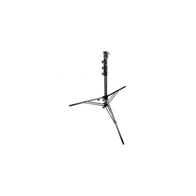 Manfrotto Stativo super nero con gamba di livellamento