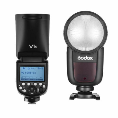 Godox Kit camera flash circolare V1 TTL per Nikon