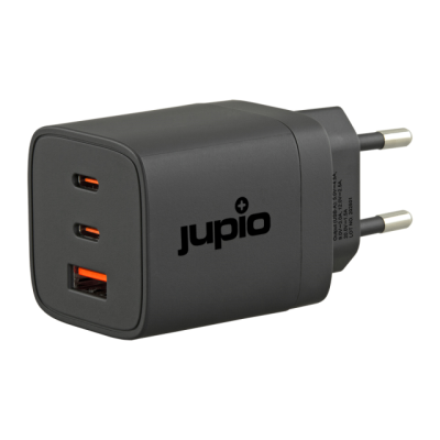 Jupio Caricabatterie triplo USB (2C1A) GaN 65W