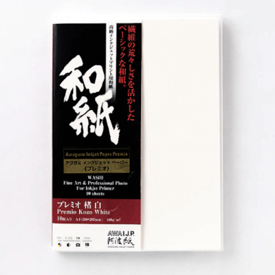 Awagami Premio Kozo White gr70 A5x10