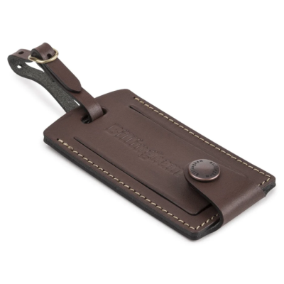 Billingham Targhetta color Cioccolato d`ottone per valigia