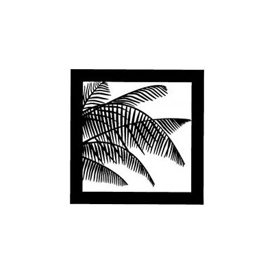 Chimera Pattern serie I - foglie di palma 40.6x40.6cm