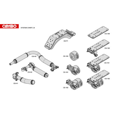 Cambo Kit di contrappesi da 1.6 Kg