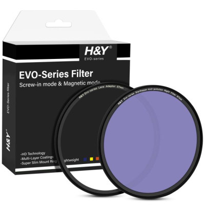 H&Y filtro EVO HD magnetico notturno anti inquinamento 67mm