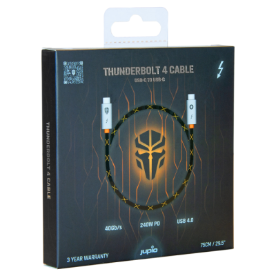 Jupio cavo Thunderbolt 4x Pr1meGear da USB-C a USB-C 75cm