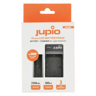 Jupio PowerLED Batterypack F550 + caricatore (EU/UK)