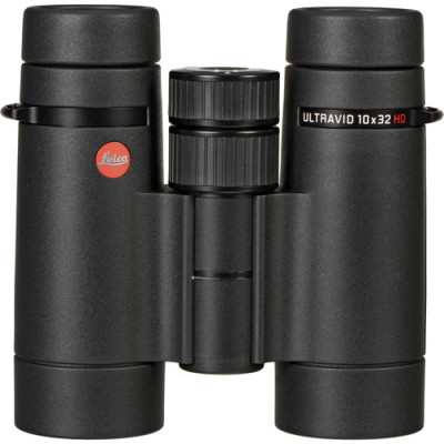Leica Binocolo Ultravid HD Plus 10x32 gommato nero