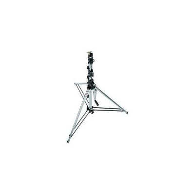 Manfrotto Stativo wind-up 3 sezioni corto argento