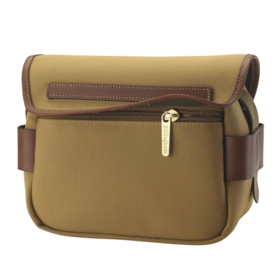Billingham Borsa S2 Tela Khaki/Bordi Cuoio marrone chiaro