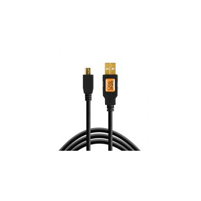 Tether Tools cavo USB 2.0 maschio/Mini-B 5 pin 460cm nero